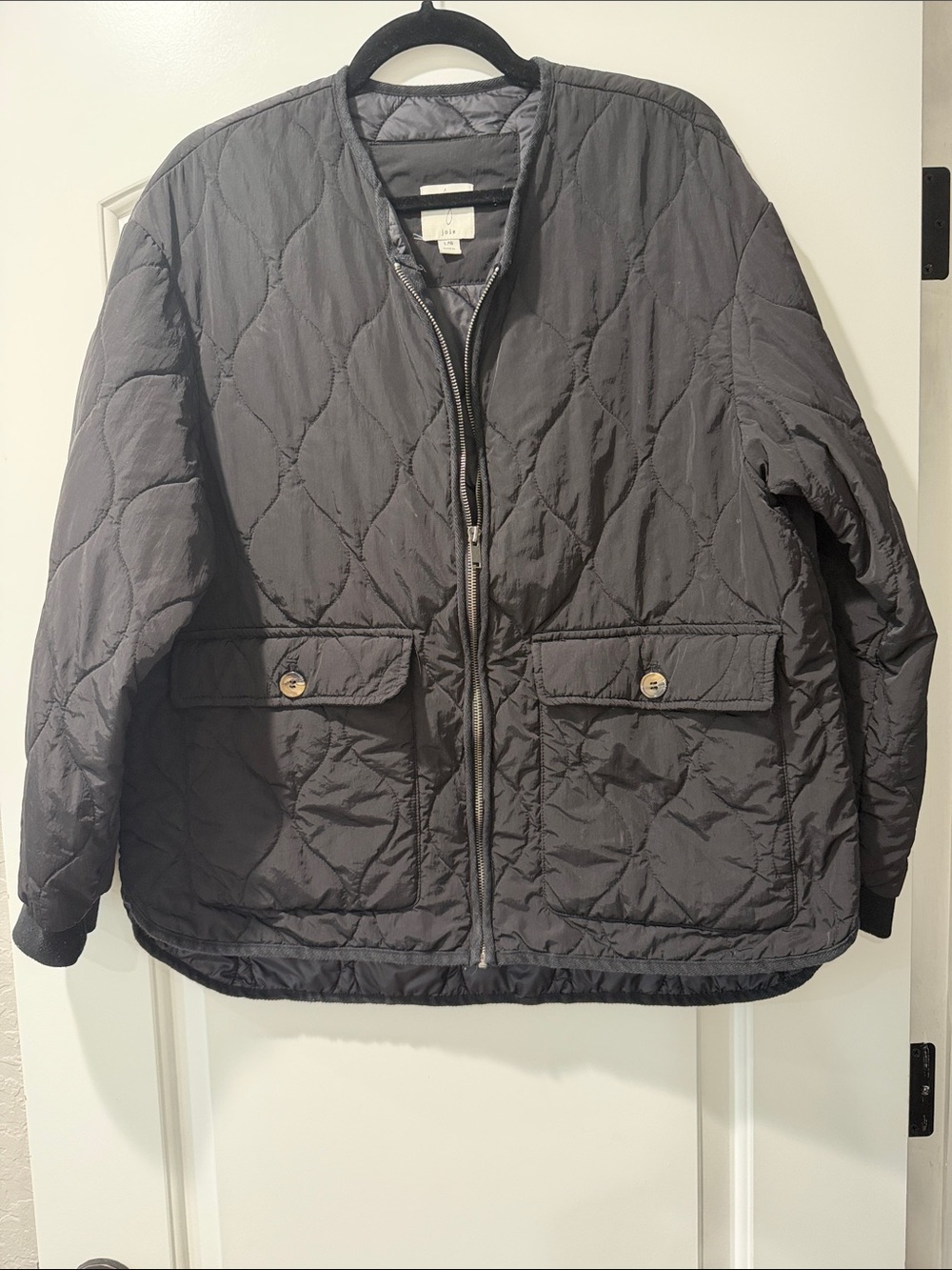Joie Quilted Black Jacket
